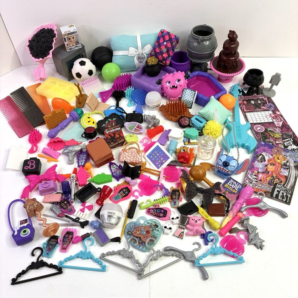 Monster High Huge Accessories Lot Barbie Rainbow High Mixed Lot